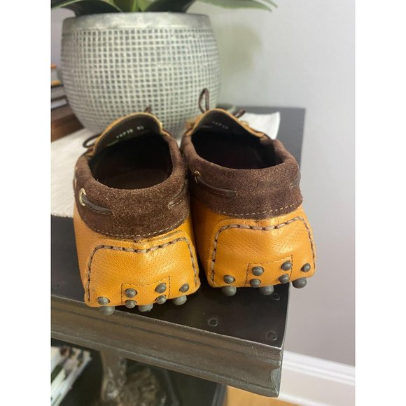 Carolina Herrera Leather Suede Driving Moccasins - Picture 7 of 10